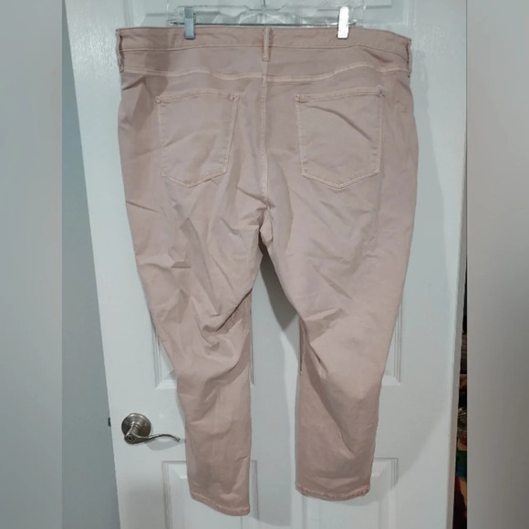 A.N.A Light Pink Mid-Rise Skinny Ankle Jean Pants in Size 24 W (Wide) - Picture 6 of 12
